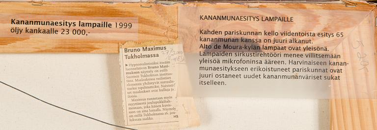 Bruno Maximus, "Kananmunaesitys lampaille (Eggshow for Sheep).