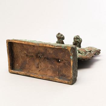 KARI JUVA, bronze, signed and dated -90.