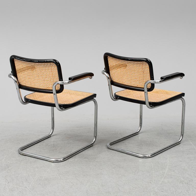KARMSTOLAR, 6 st, Thonet, sent 1900-tal.