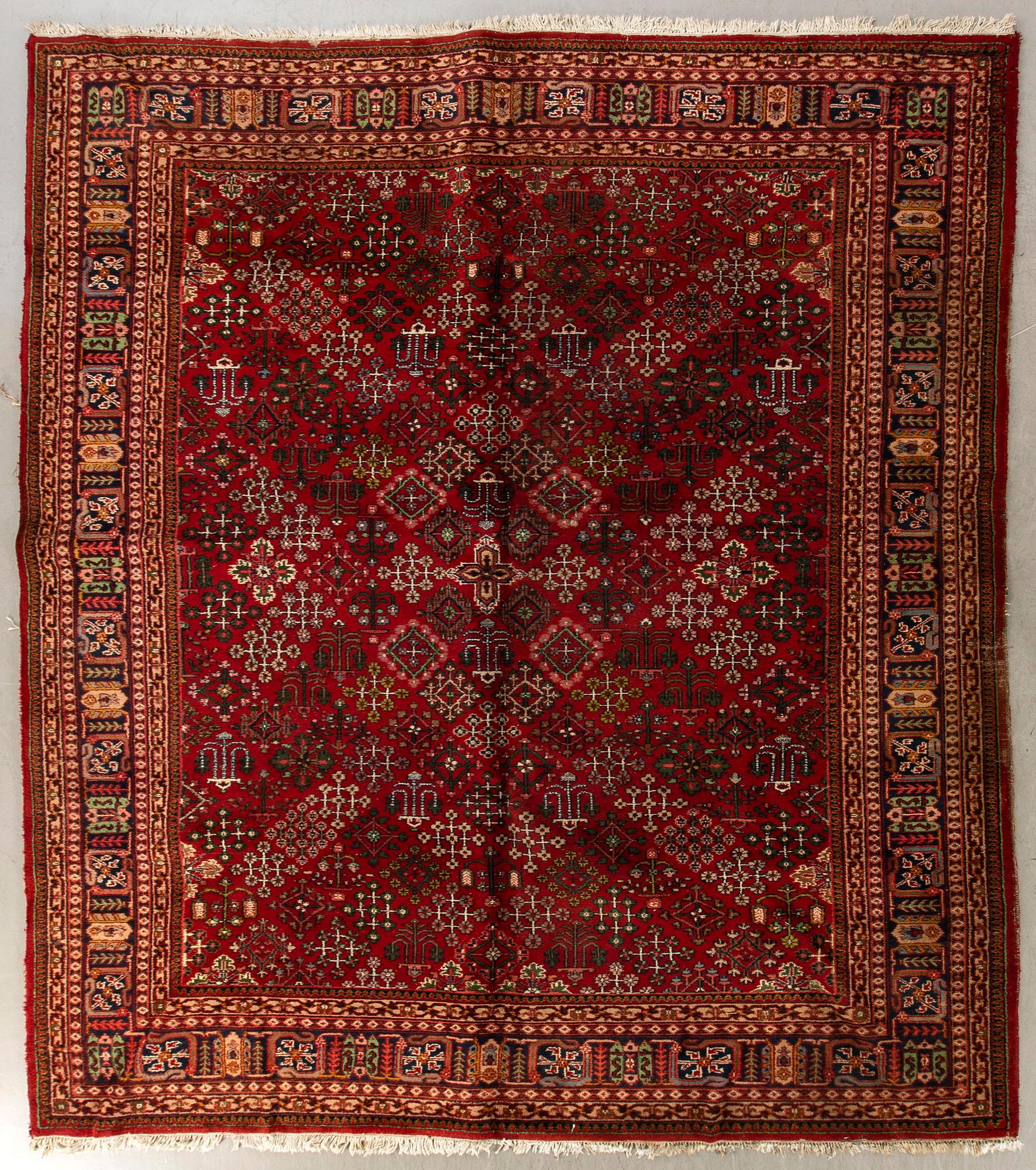 An old Bidjar carpet ca 335 x 261 cm.