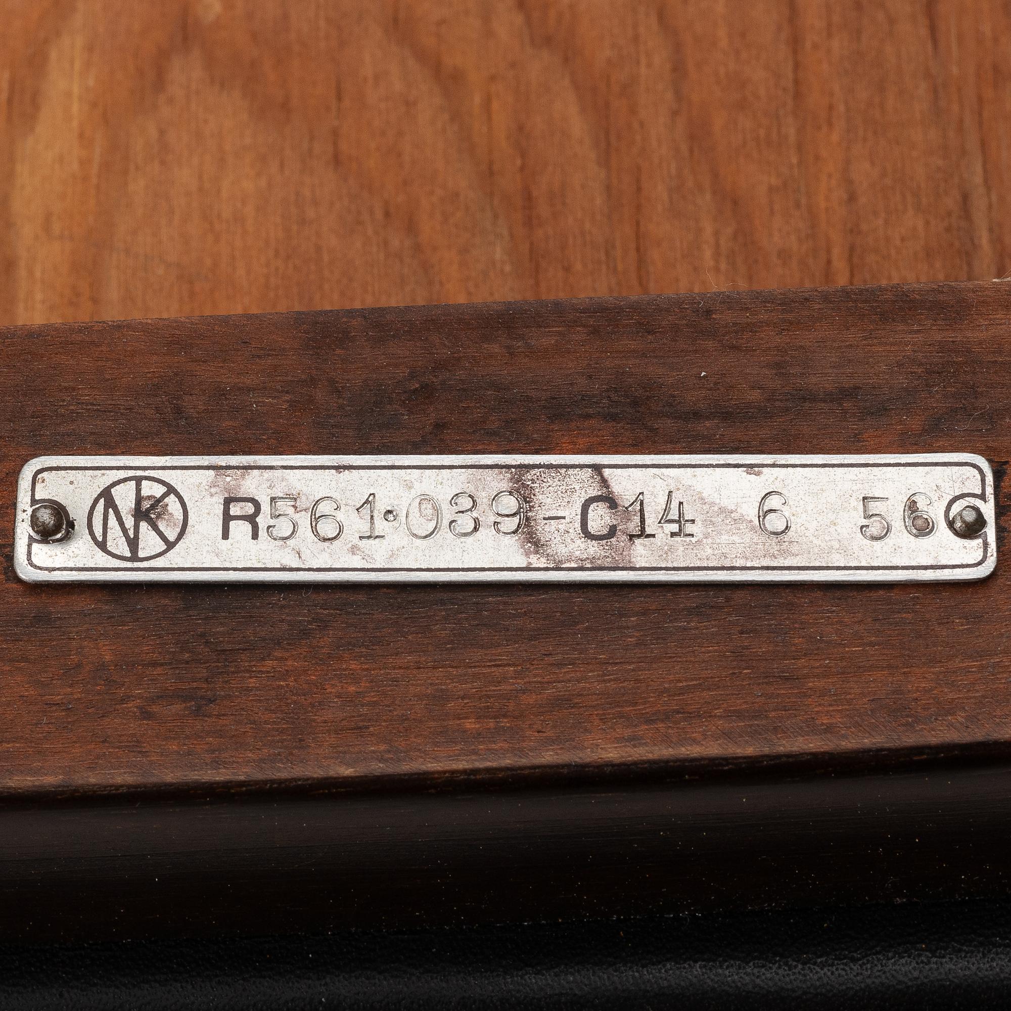 David Rosén, dining table with 6 chairs, "Triva-diné", Nordiska Kompaniet's workshops, Nyköping.