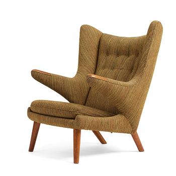 Hans J. Wegner, fåtölj, "Bamse", modell AP19, AP-stolen, Danmark, 1950-60-tal.