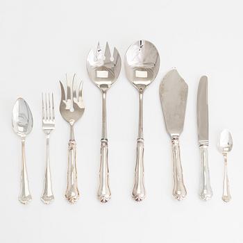 A 28-piece set of 'Chippendale' silver cutlery, Kultakeskus, Hämeenlinna, 1991-1995.