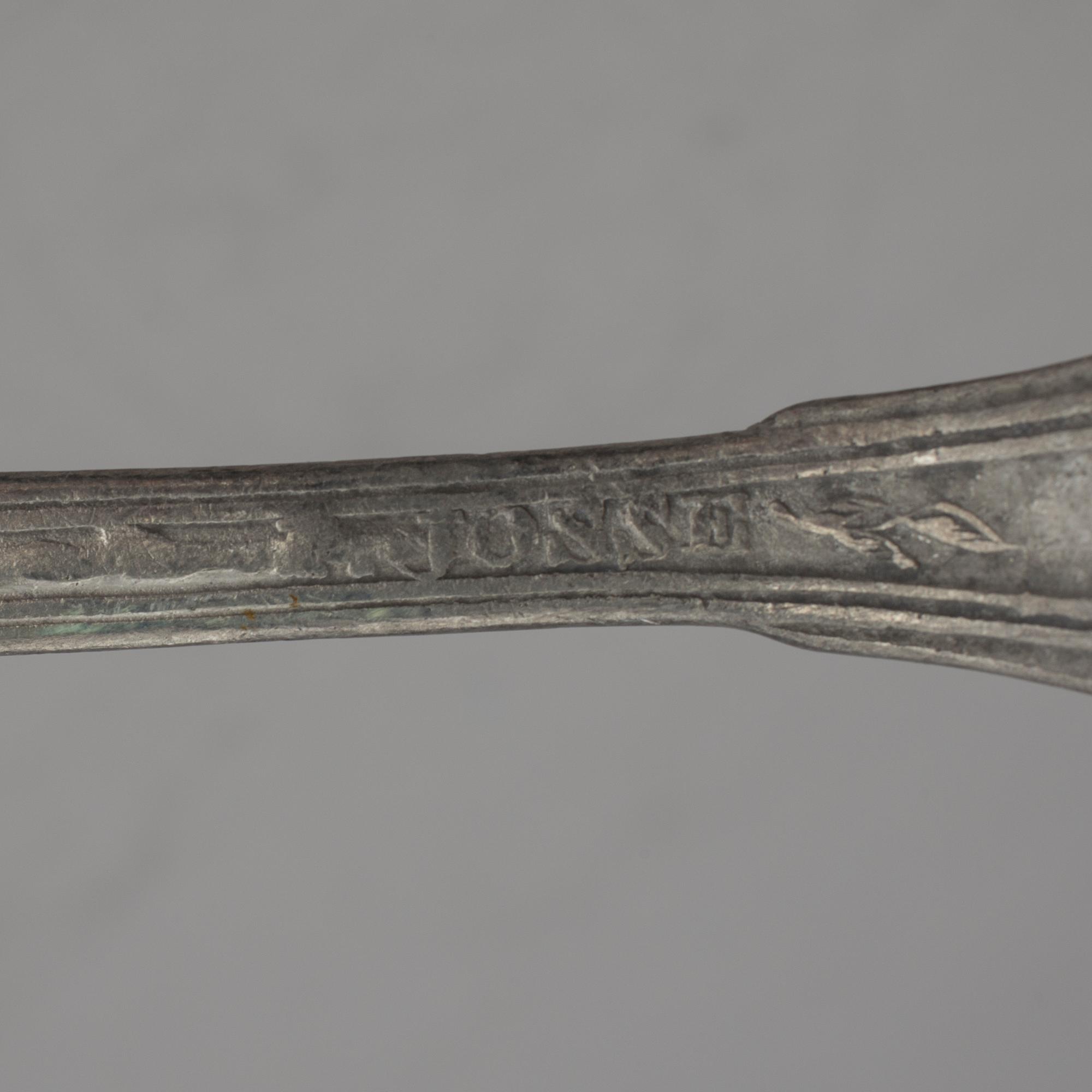 SKEDAR, 17 stycken, tenn, 17/1800-tal.