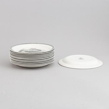 SERVIS, 26 delar, porslin, "Svensk Natur", Rörstrand.