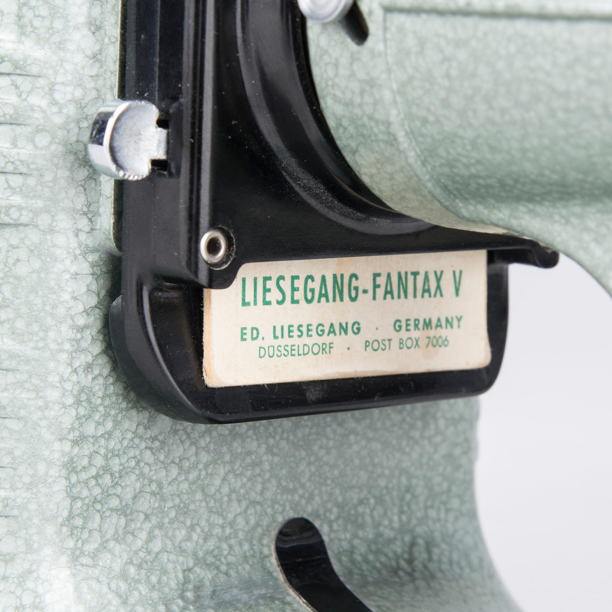DIAPROJEKTOR, Liesegang, Fantax V. 1900-talets mitt.