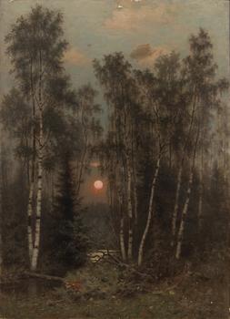 Fredrik Ahlstedt, oil on canvas, signed and dated 1878.