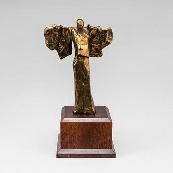 BO ÅKE ADAMSSON, sculpture, brass, signed.