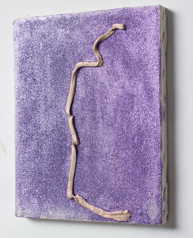 Marianna Uutinen, mixed media/collage on canvas, signed Marianna Uutinen and dated 1994 verso.