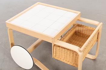 ALVAR AALTO, serveringsvagn, "modell 900", Artek, 1900-talets senare del/2000-tal.