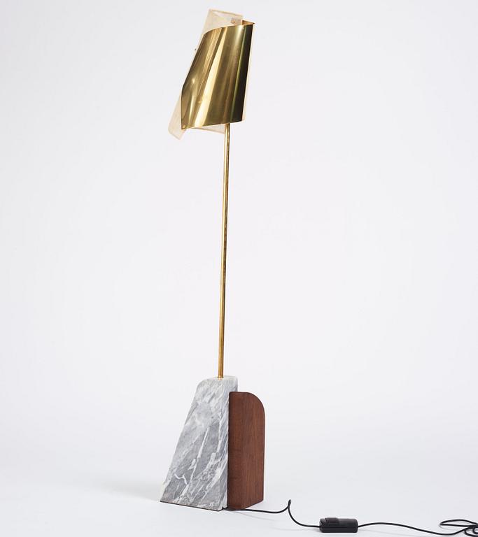 Erik Bratsberg, a "Lorian", floor lamp, first edition, executed in his workshop, Stockholm, 2021.