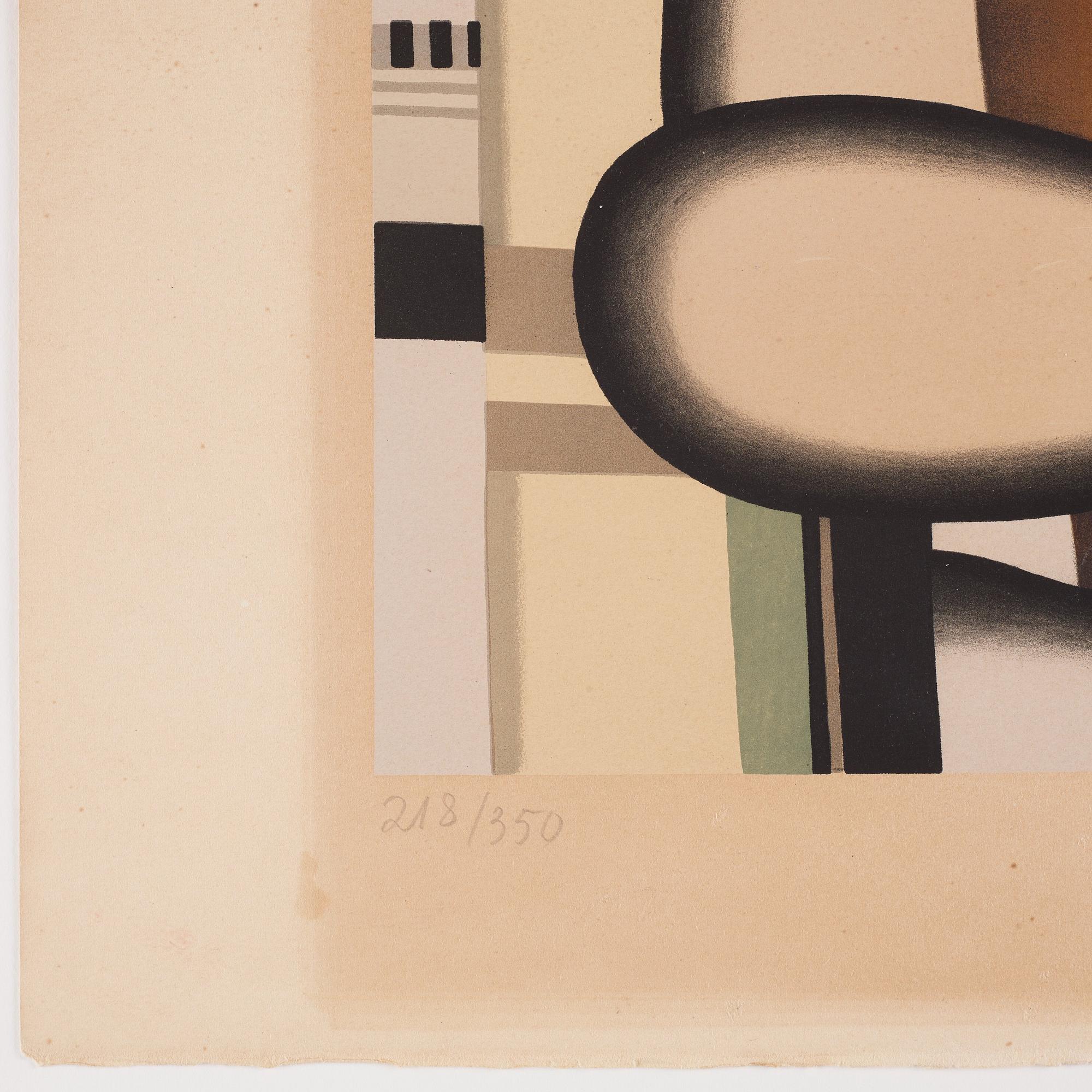 Fernand Léger Efter, "La lecture".