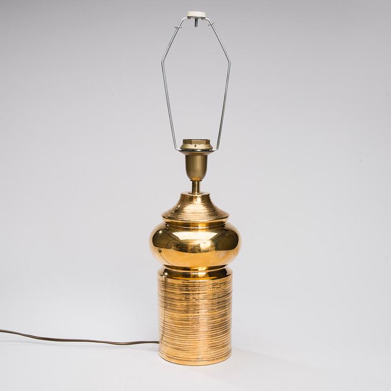BORDSLAMPA, keramik, Bitossi, Italien, för Bergboms, 1900-talets senare hälft.
