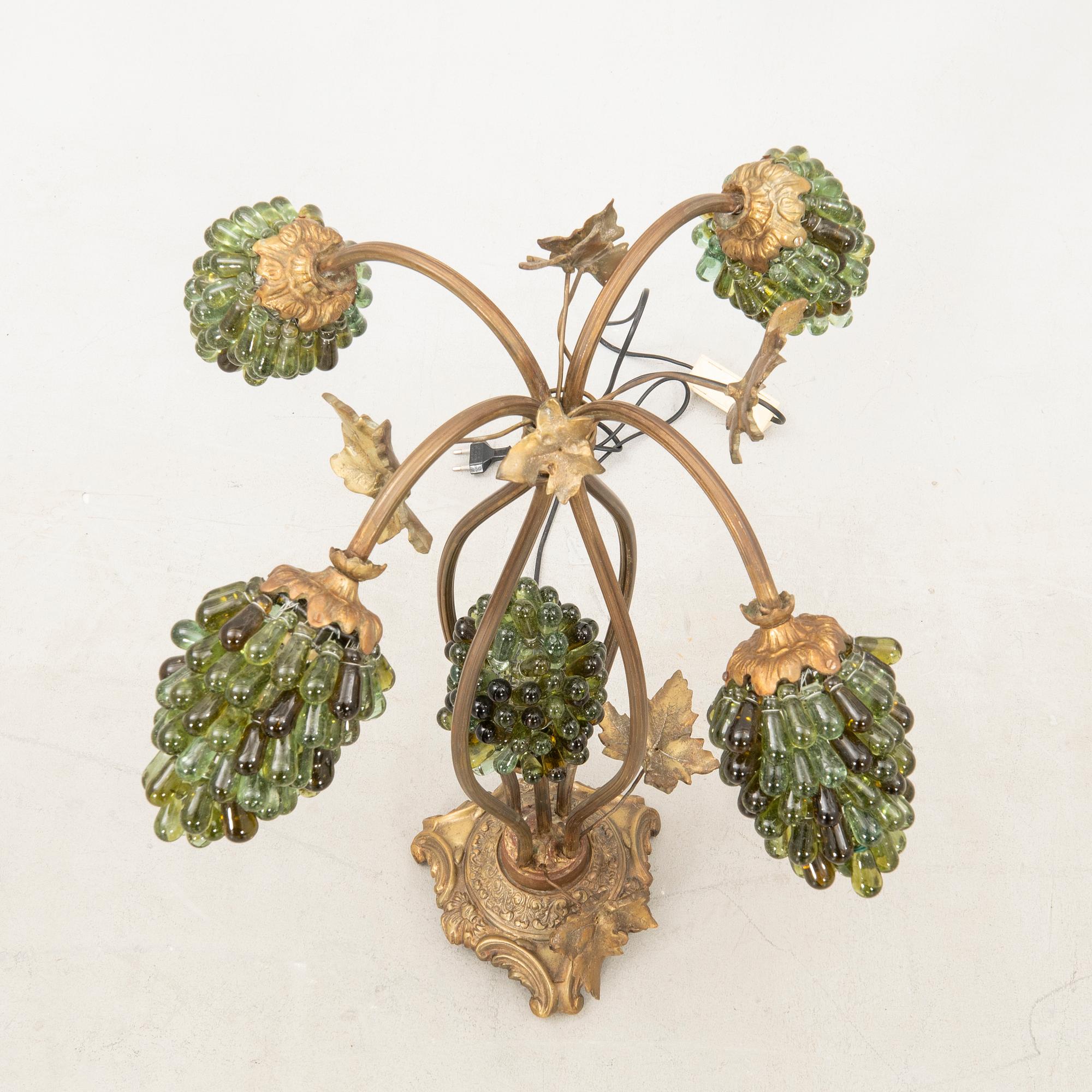 Table lamp Italy 20th century.