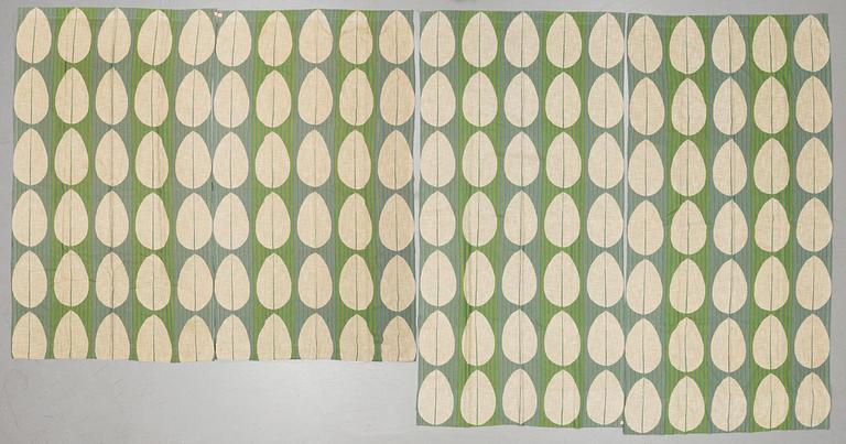ELSA GULLBERG, CURTAINS, 4 pieces, two ca 255 x 125,5, två ca 215 x 125,5 cm each,