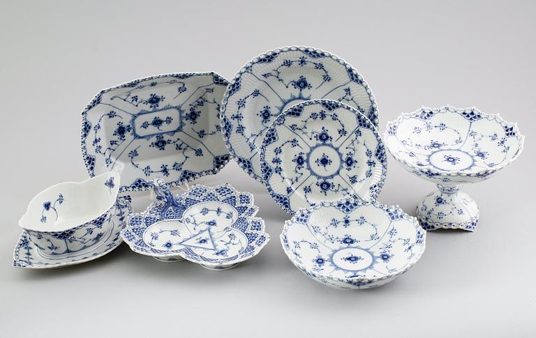 SERVISPORSLIN, 7 delar, Royal Copenhagen.