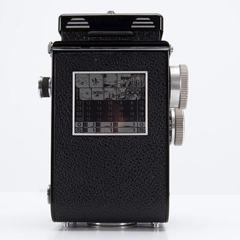 KAMEROR, 2 st, Rolleicord och Zeiss Novar-Anastigmat samt TILLBERHÖR, Tyskland 1900-talets senare hälft.