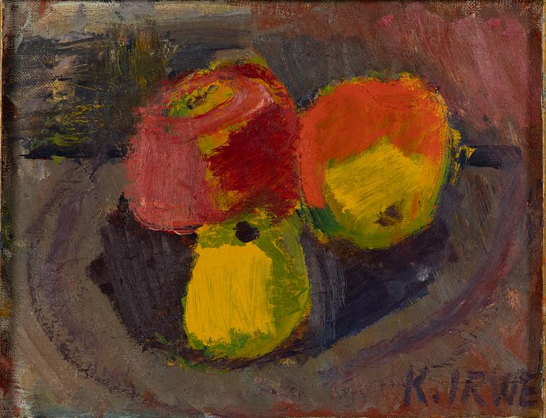 Knut Irwe, canvas, signed.