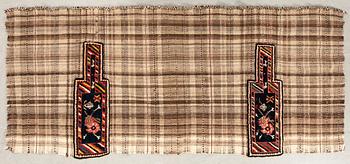 Bachtairi rug semi-antique approx. 103x239 cm.