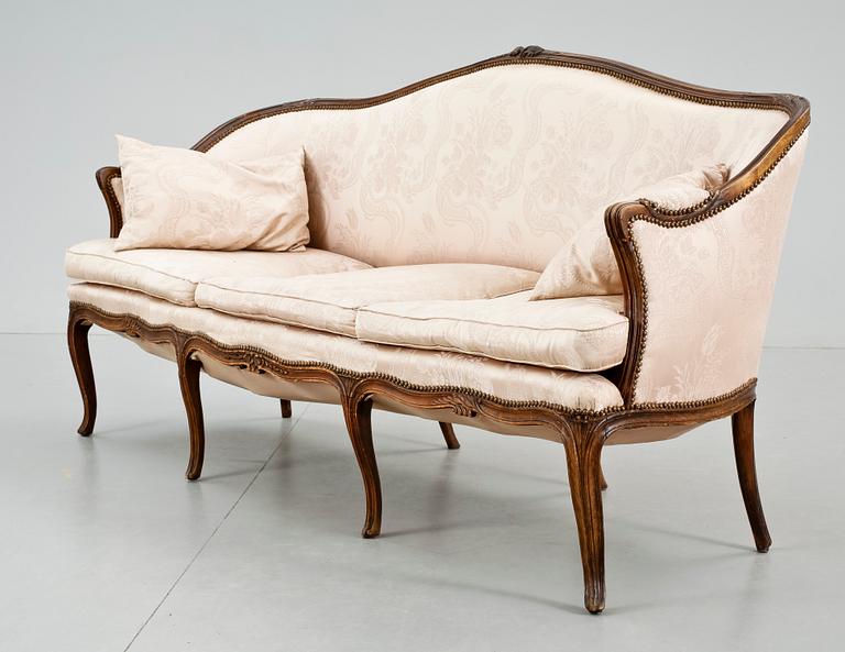 SOFFA, Louis XV-stil, 1900-tal.
