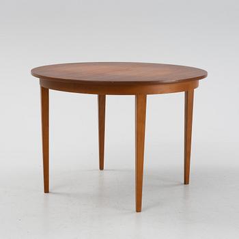 A mid 20th century teak veneer table.