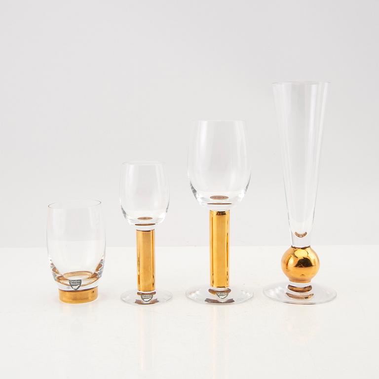 Gunnar Cyrén, 15 glasses from the "Nobel" series by Orrefors.