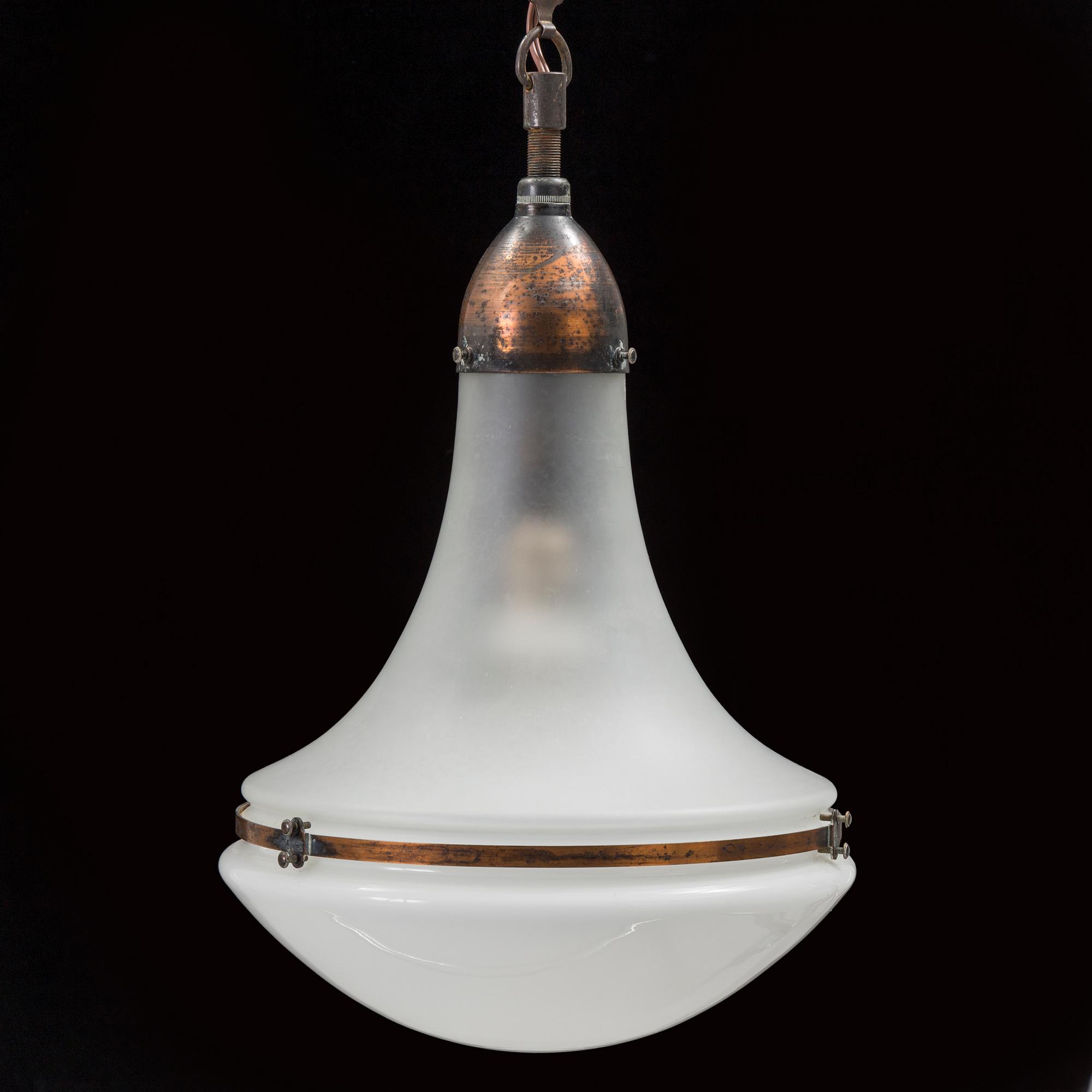 A PETER BEHRENS "LUZETTE" CEILING LAMP, AEG first half of 20th century.