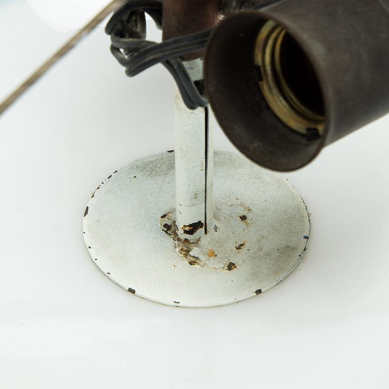 Paavo Tynell, A 1940s pendant ceiling light  for Taito and Kauklahden Lasitehdas.