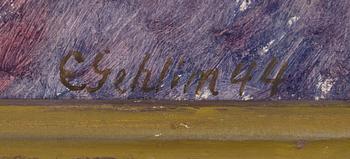 Ester Gehlin, Man med keps.