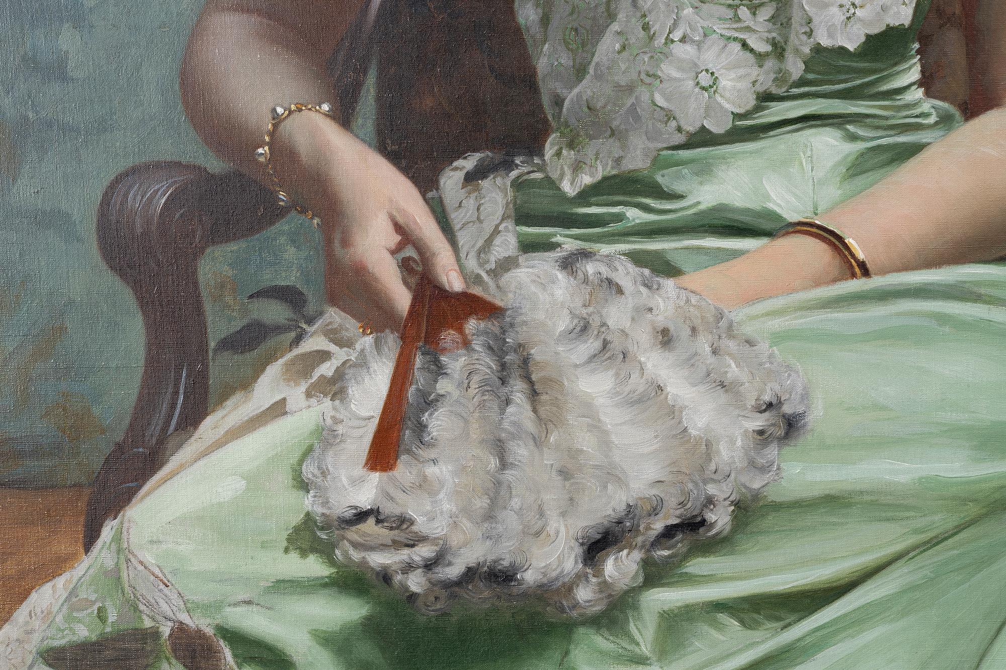 Nils Forsberg d y, Portrait of a lady, reportedly Countess Cassel.