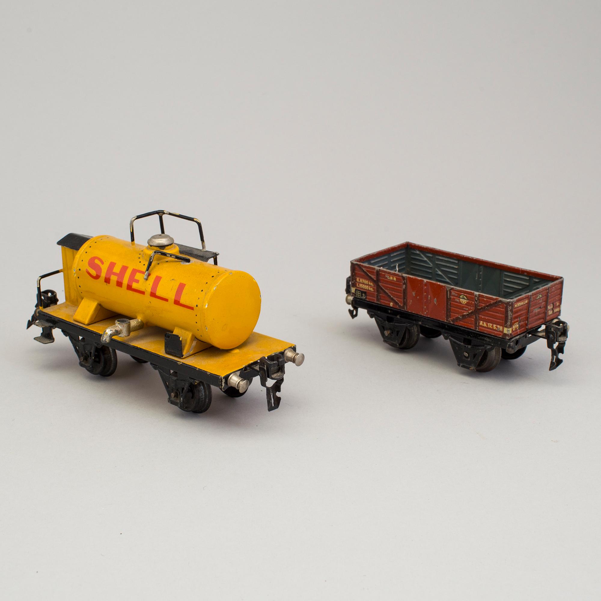 TÅGSET, Märklin, 6+2 delar, Tyskland 1900-talets första hälft.