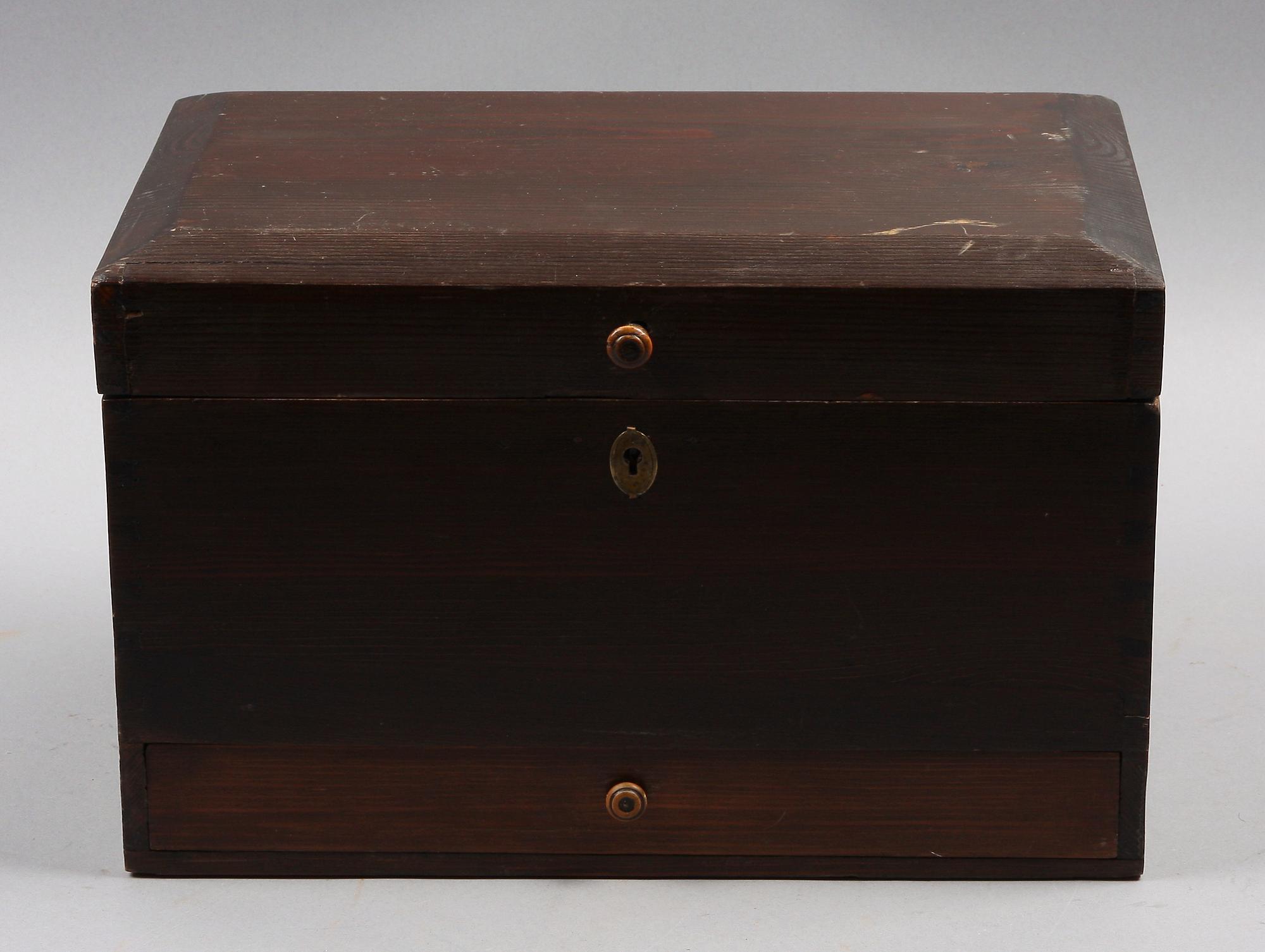 SOCKERTOPPSLÅDA, 1800-talets senare hälft.