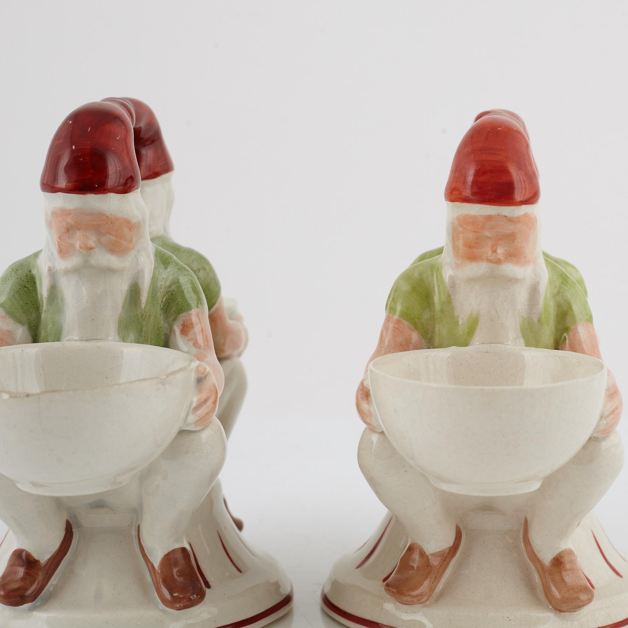 Alf Wallander, saltkar, ett par, jugend, Rörstrand, 1900-talets början.