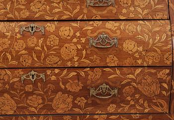 VITRINSKÅP, Holländsk typ, 1800-tal.