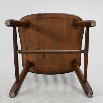 Nordiska Kompaniet, stolar, fyra stycken, "Hytte", 1940-tal.