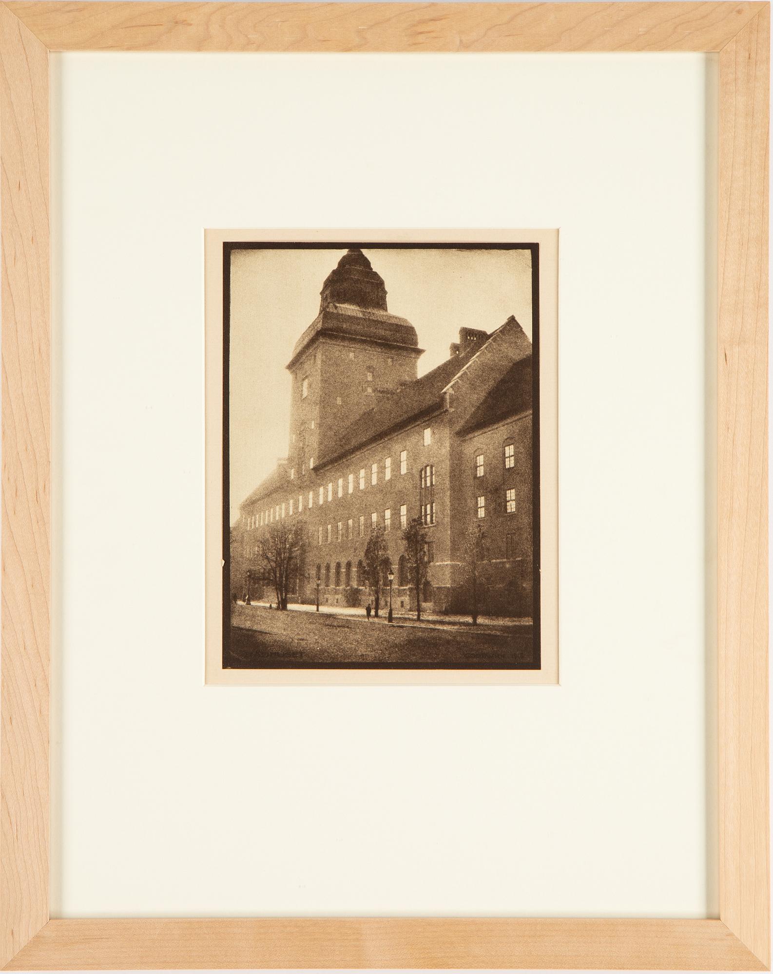 Henry B. Goodwin,  4 st fotografier ur boken Vårt vackra Stockholm, signerade på negativet.