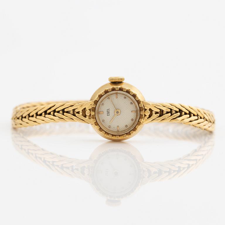 Ebel, 18K gold, wristwatch, 15.5 mm.