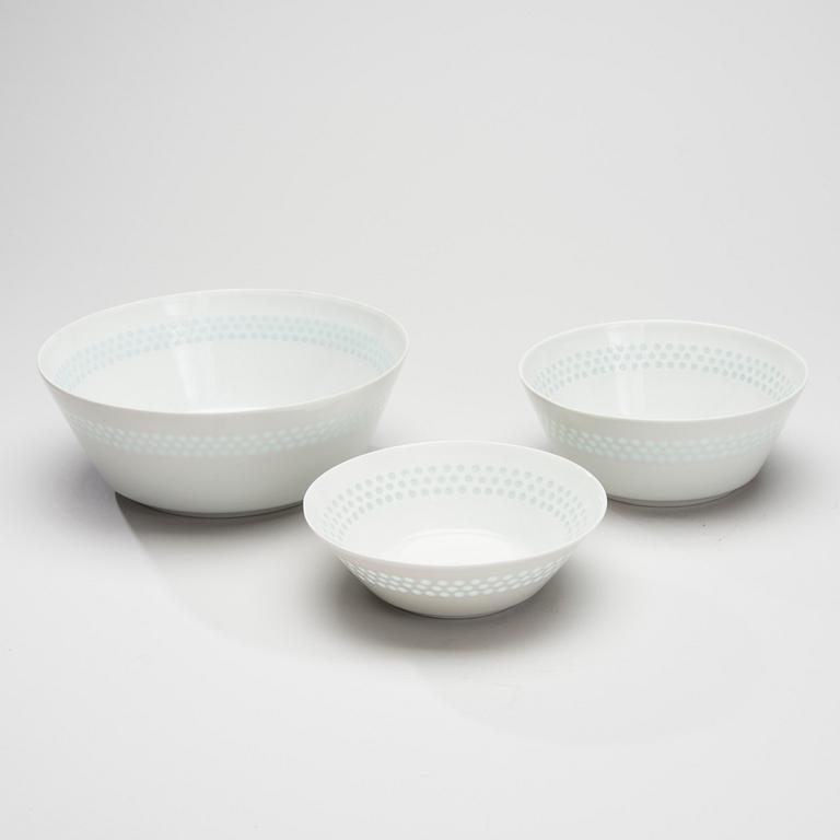 FRIEDL HOLZER-KJELLBERG, TEA SET 31 PIECES. Helmi. Sign. F.H.Kj, Arabia made in Finland.
