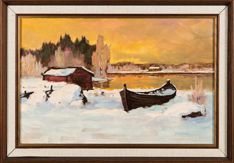 EERO KEMPPAINEN, olja på duk, signerad och daterad -73.