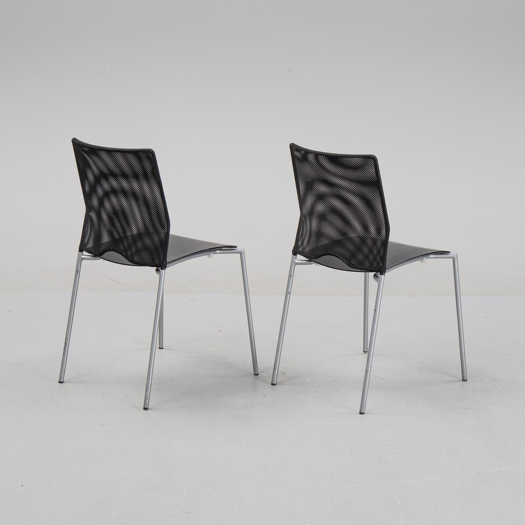Gunilla Allard, a set of twelve 'Cosmos' chairs from Lammhults.