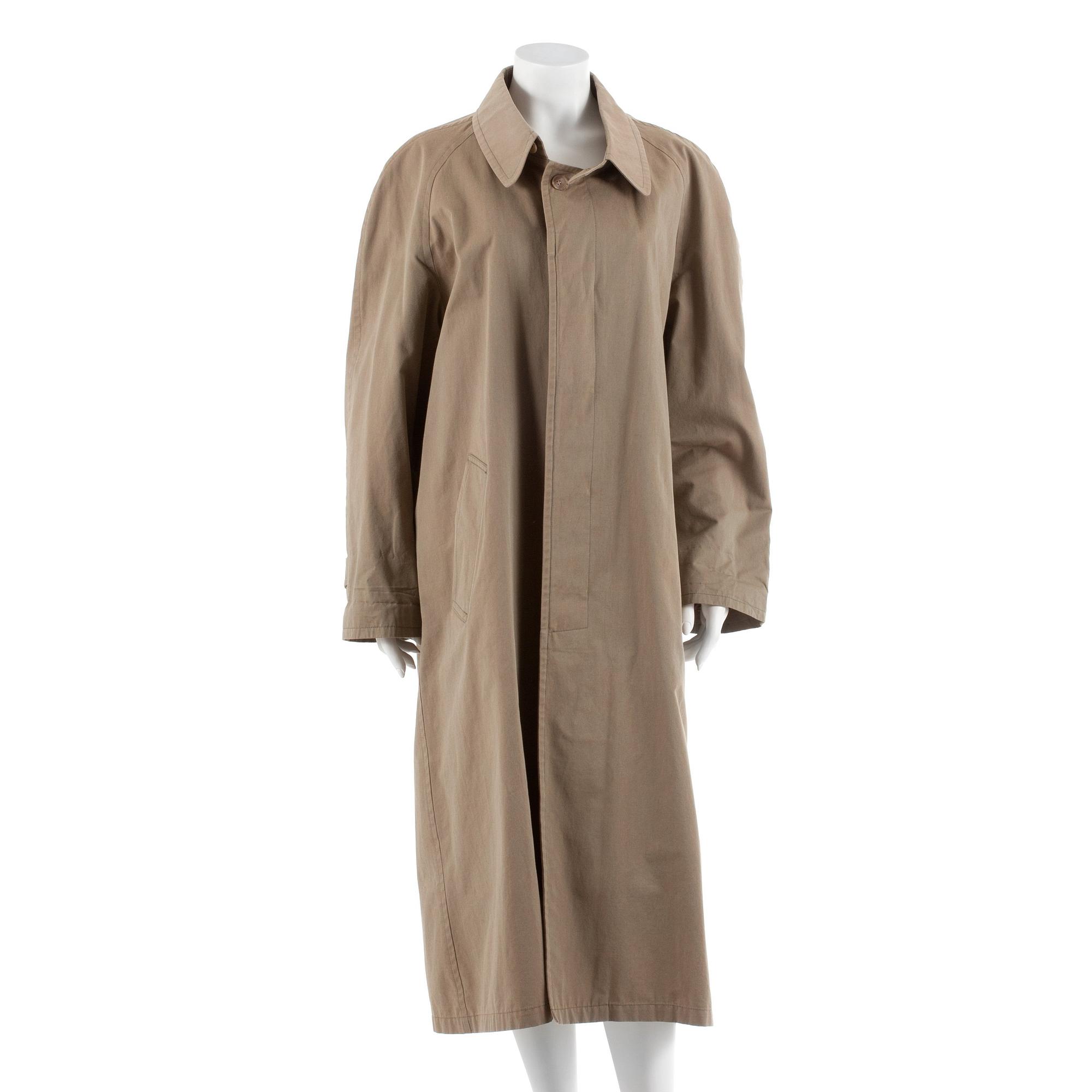 MULBERRY, a beige cotton coat. Size M.