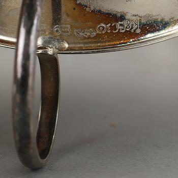 PUNSCHKOPPAR silver. 8 st. Bl a K & EC, Göteborg, 1940. Total vikt ca 240 g.