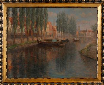 FRANS OSCAR STENVALL, olja på duk, signerad.