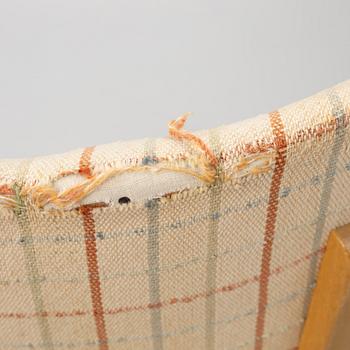 Elias Svedberg, a set of four chairs model "31" from the Triva-Bygg series, Nordiska Kompaniet, 1940s.