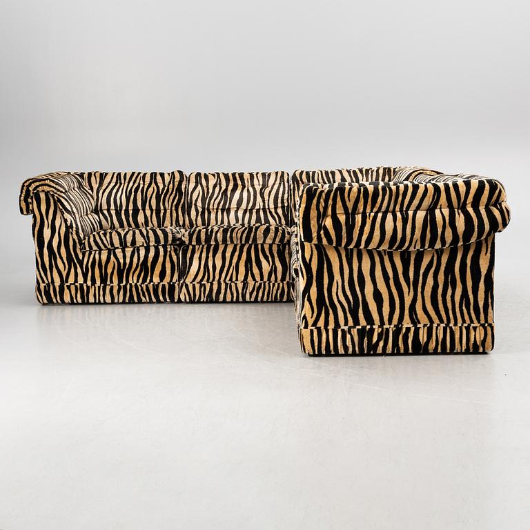 A sofa in 5 modules,  1970s.