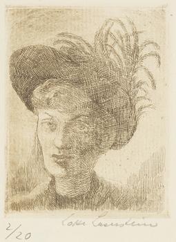 Lotte Laserstein, Dam i hatt.