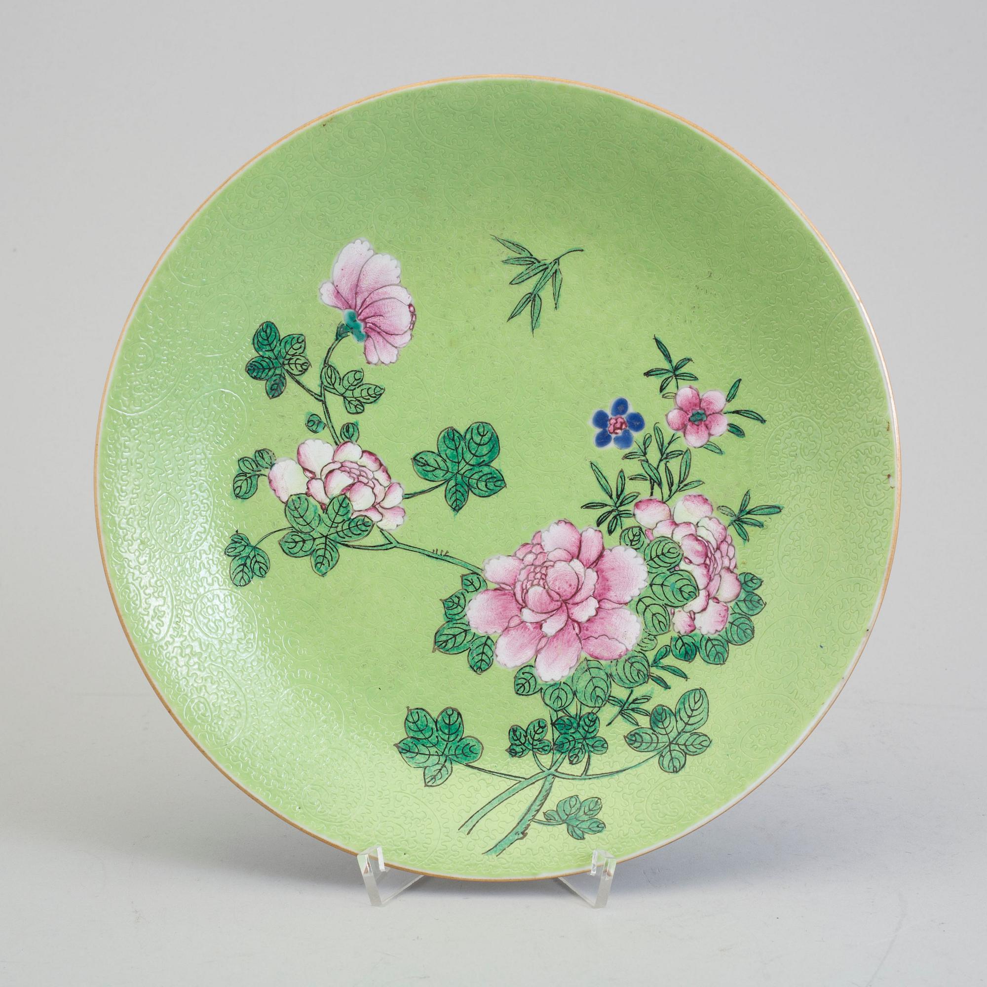 SKÅLFAT, porslin. Qingdynastin.