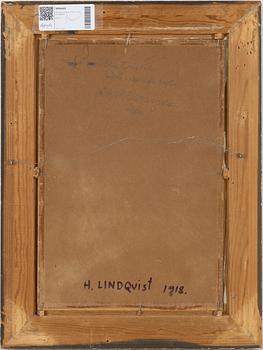 Herman Lindqvist, Norra Kyrkogatan från domkyrkan mot Norderport, Visby.