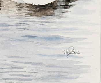 STAFFAN ULLSTRÖM, akvarell, signerad.