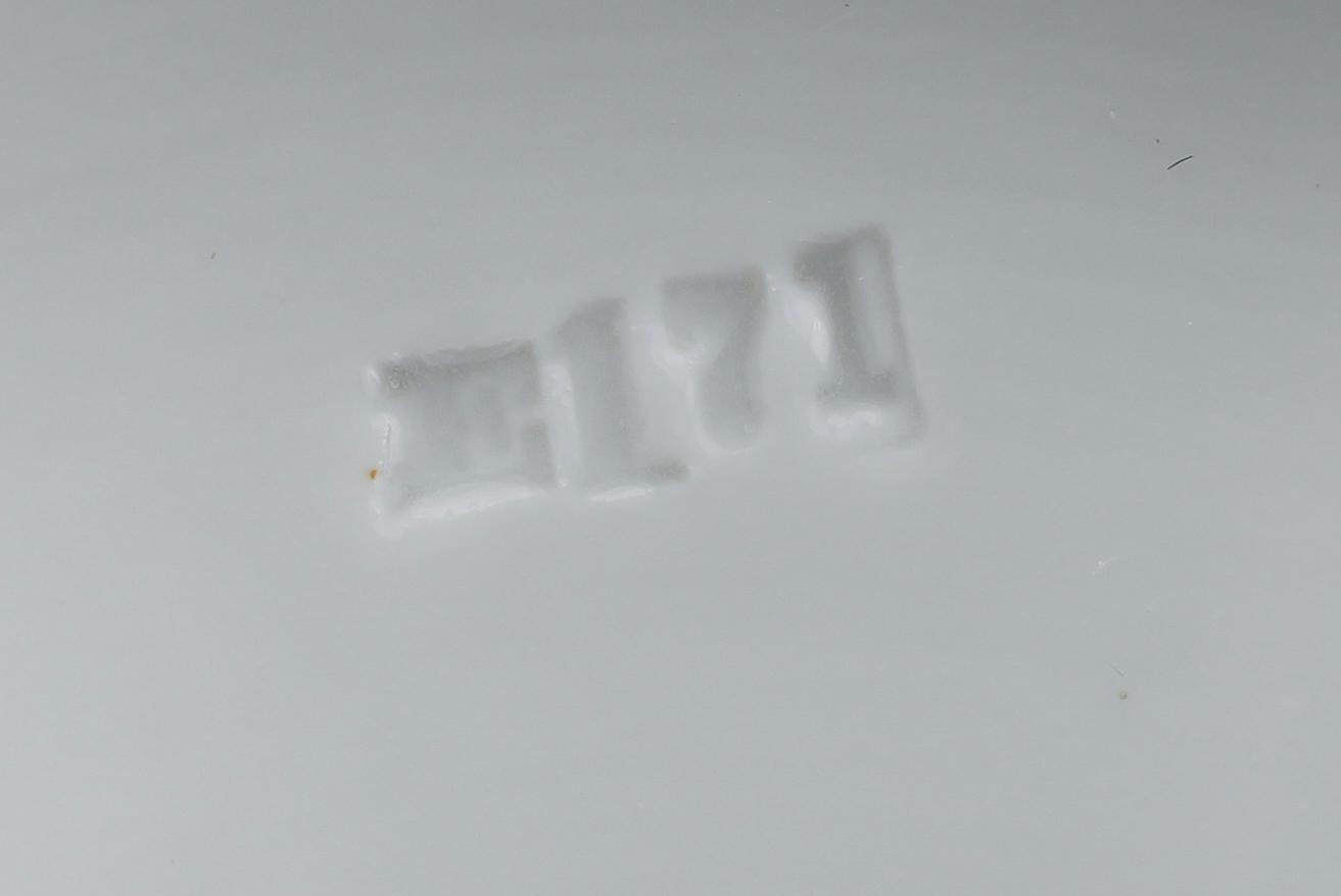 SAMLING SERVISPORSLIN, 8 delar, Meissen, 1900-talets andra hälft.